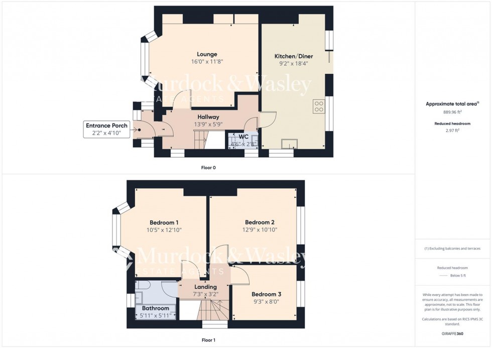 Floorplan for Cotteswold Road, Gloucester