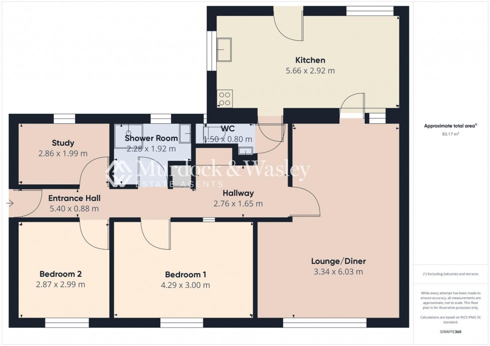 Floorplan for Old Tewkesbury Road, Norton, Gloucester