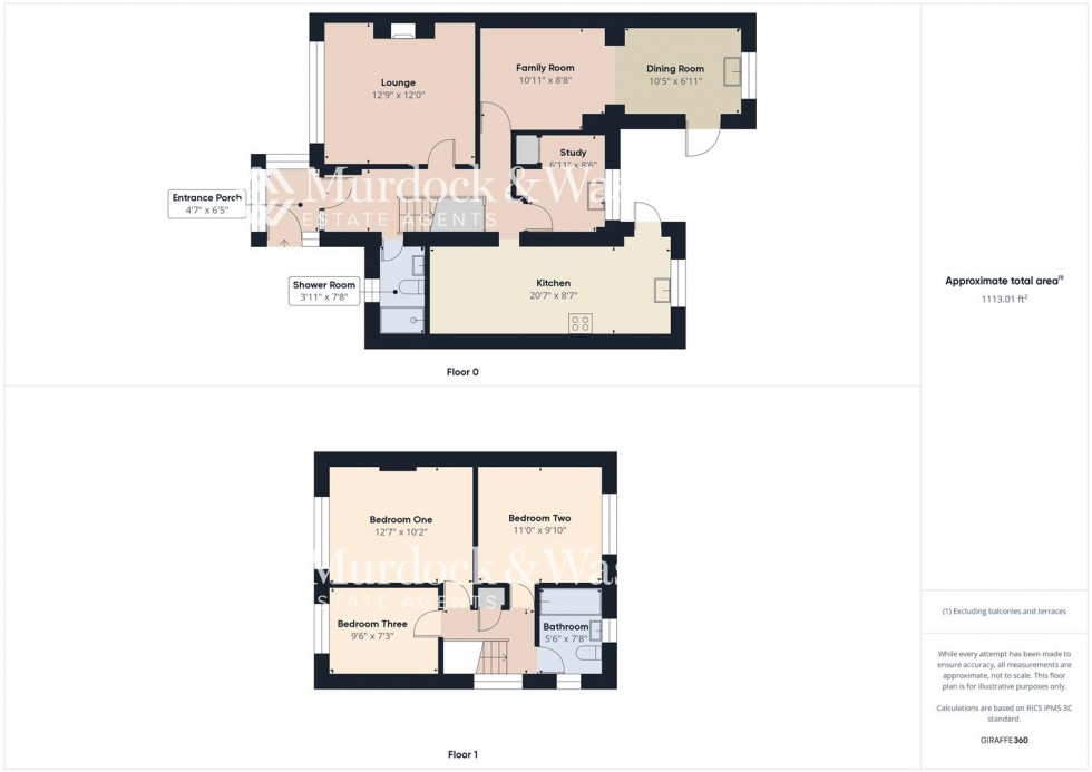 Floorplan for Beechcroft Road, Longlevens, Gloucester