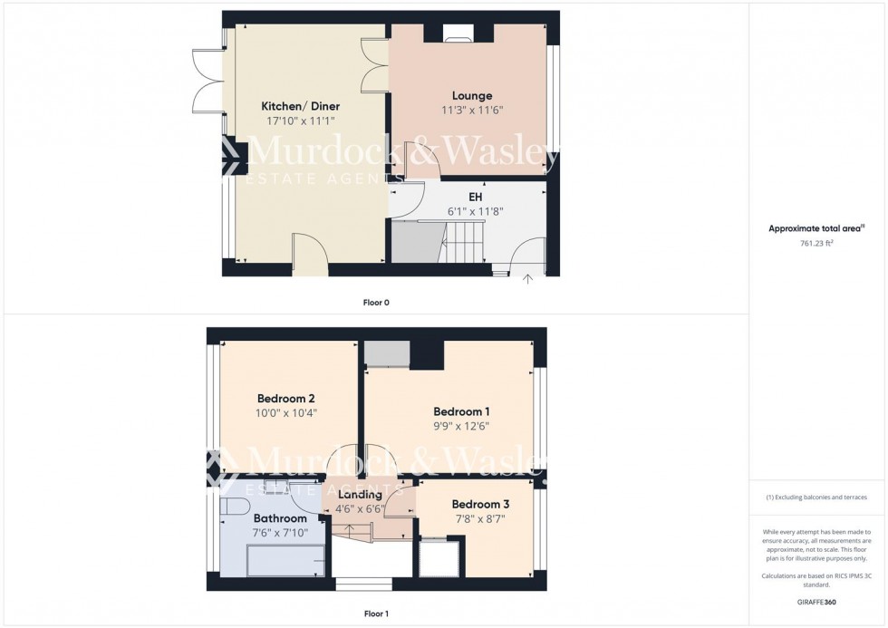 Floorplan for Linnet Close, Abbeydale, Gloucester