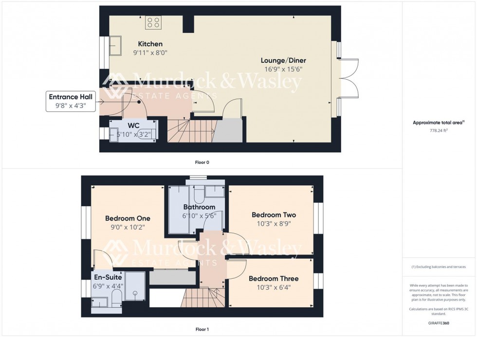 Floorplan for Donaldson Drive, Brockworth, Gloucester