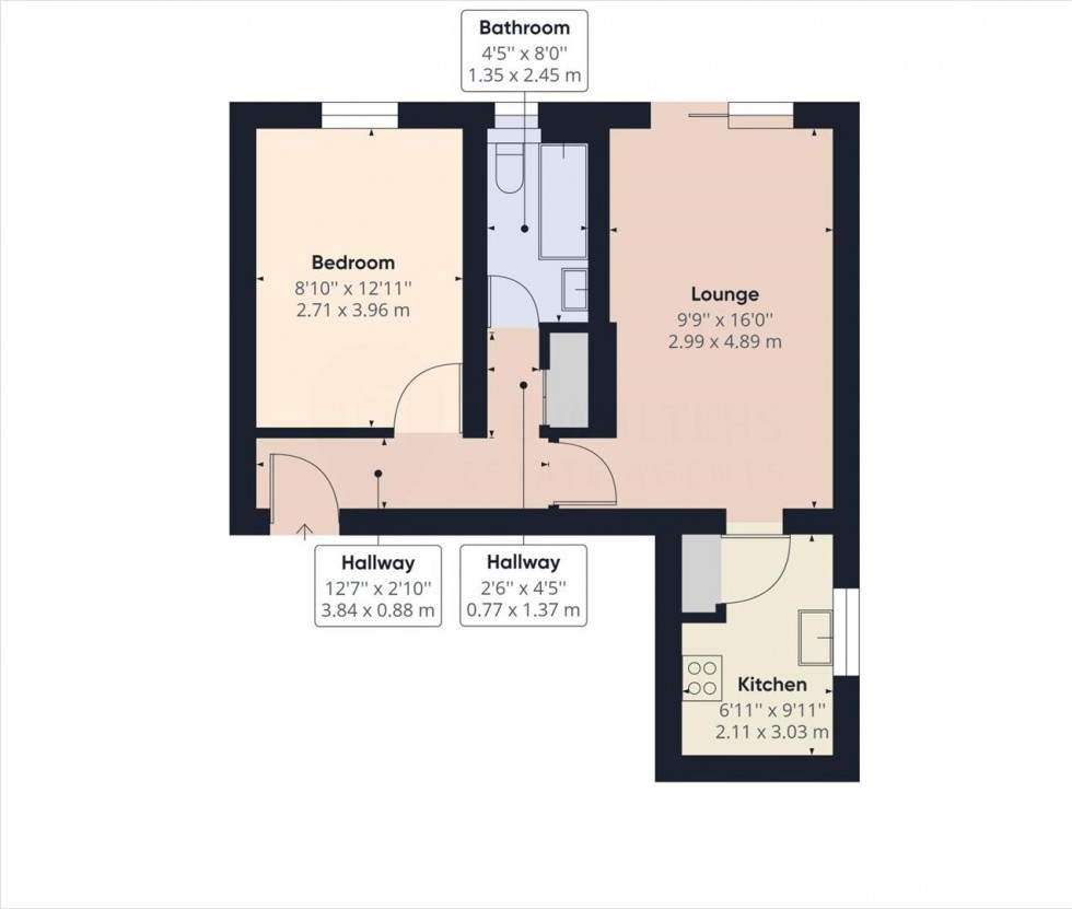 Floorplan for Huntley Close, Abbeymead, Gloucester