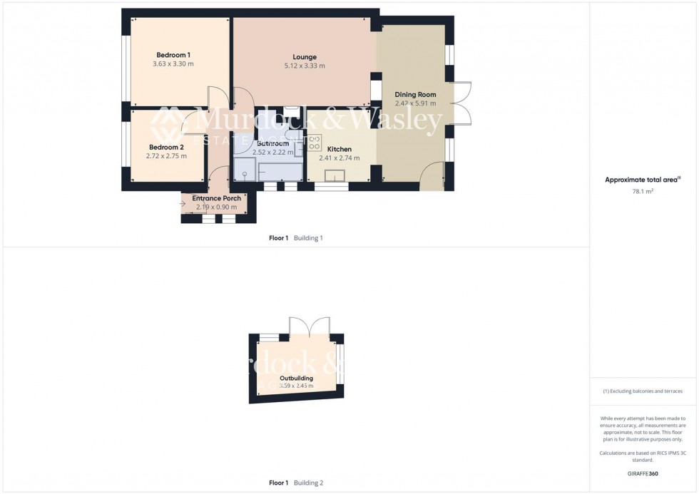 Floorplan for Laynes Road, Hucclecote, Gloucester