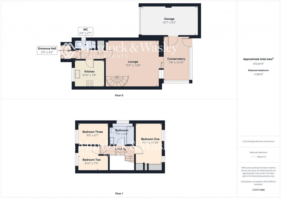 Floorplan for Cotton Close, Abbeymead, Gloucester