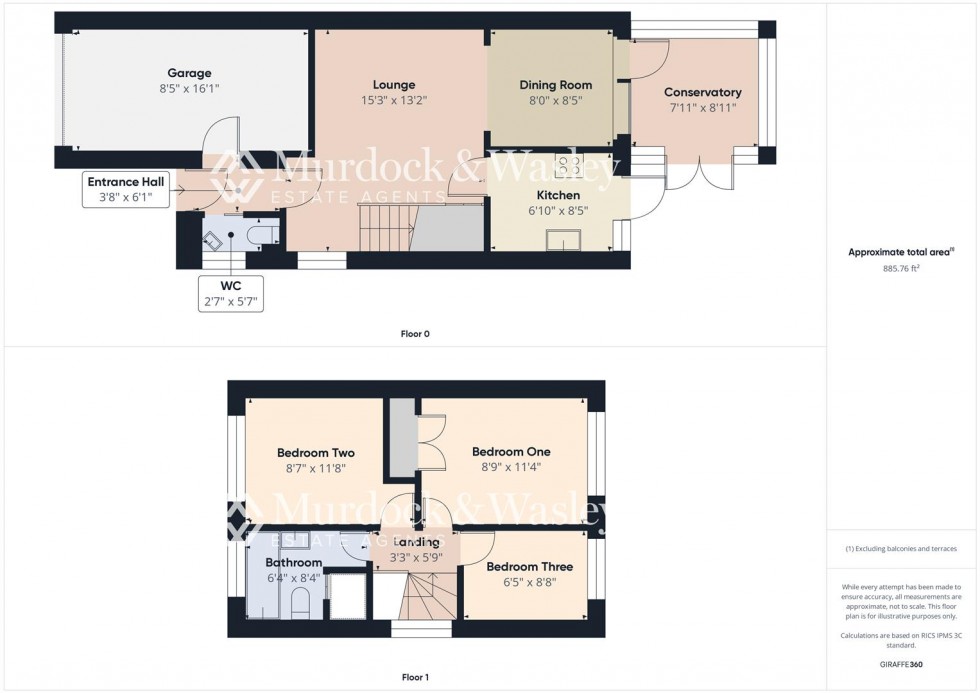 Floorplan for Rosemary Close, Abbeydale, Gloucester