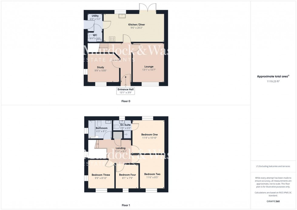 Floorplan for Laines Walk, Tuffley, Gloucester