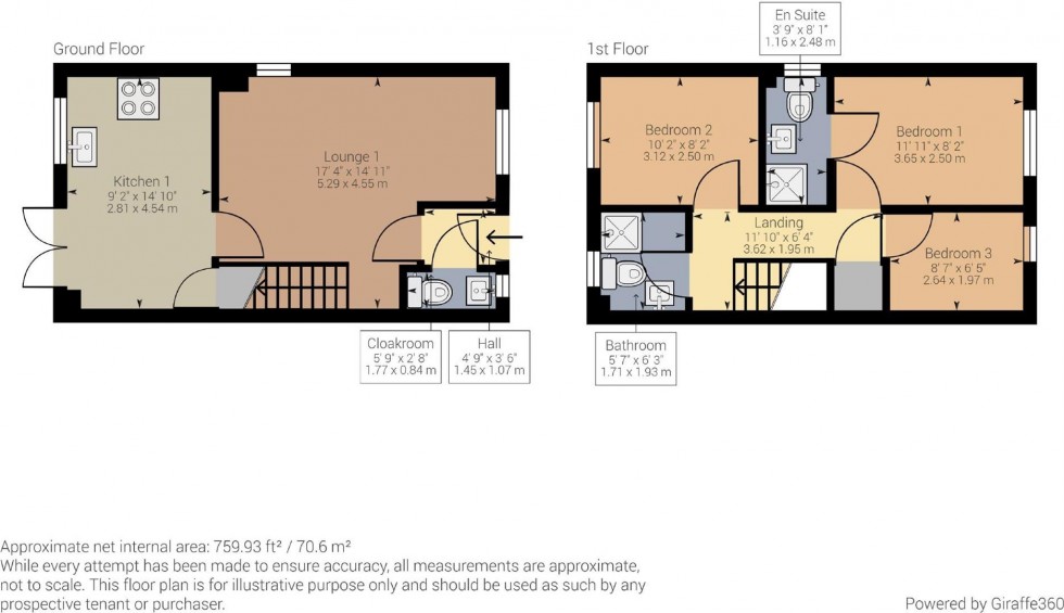 Floorplan for Bluebell Drive, Highnam