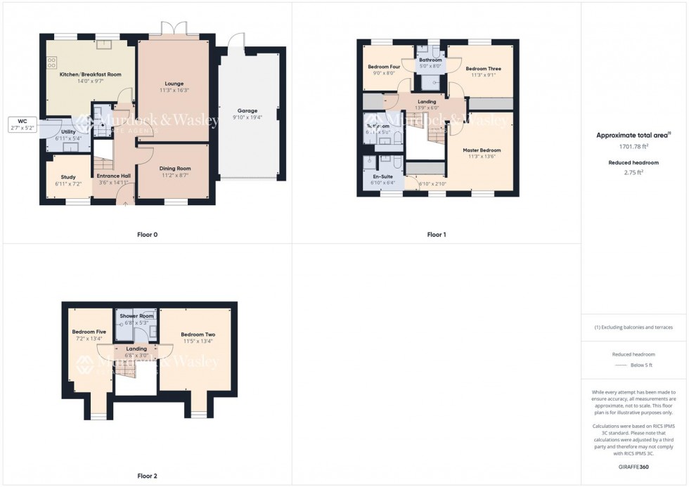 Floorplan for Linton Avenue Kingsway, Quedgeley, Gloucester