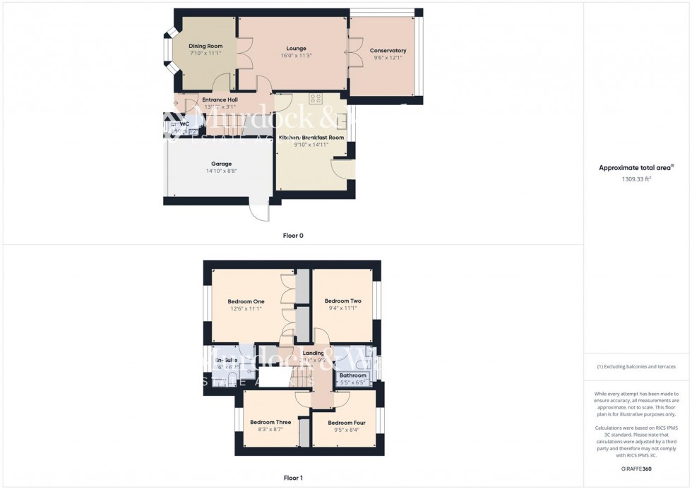 Floorplan for Tudor Close, Churchdown, Gloucester