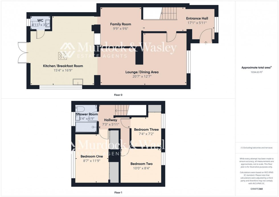 Floorplan for Sandyleaze, Longlevens, Gloucester