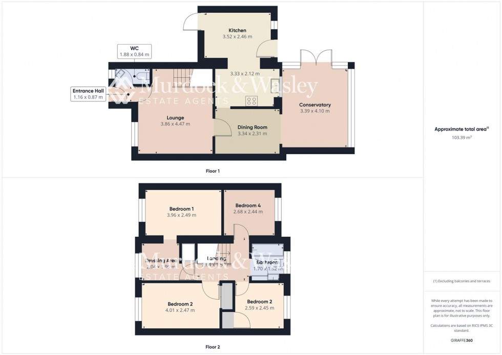 Floorplan for Marten Close, Abbeymead