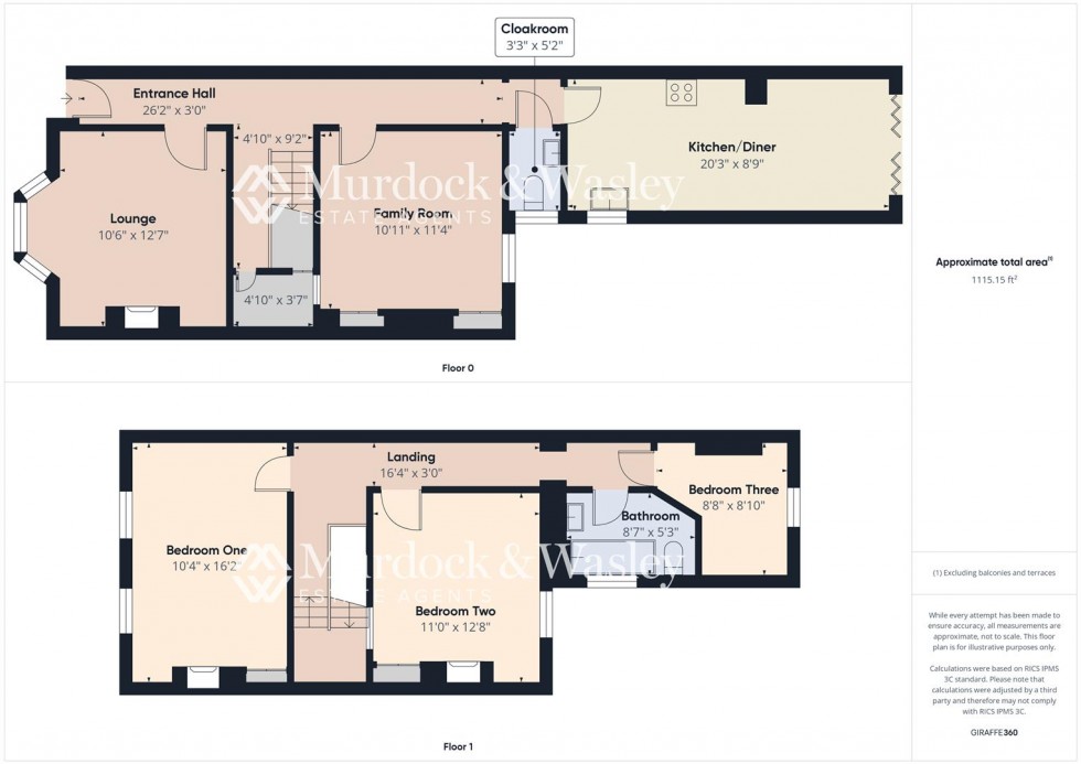 Floorplan for Edwy Parade, Gloucester