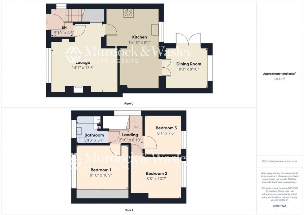 Floorplan for Malmesbury Road, Gloucester