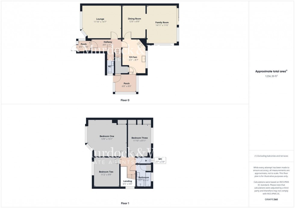 Floorplan for Rivermead Close, Gloucester