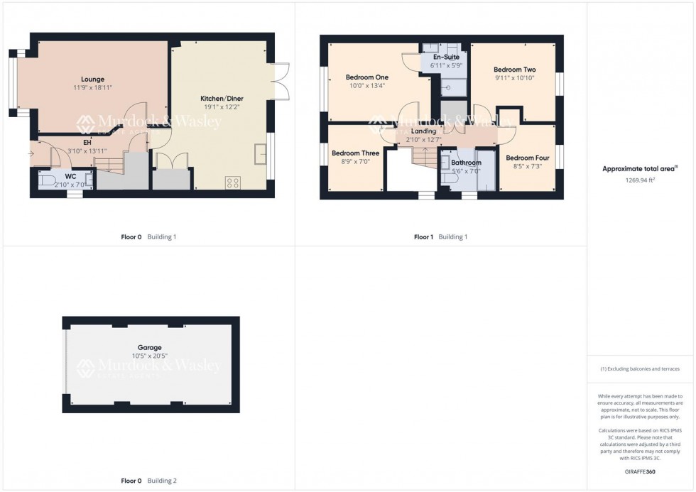 Floorplan for Bircher Way, Hucclecote, Gloucester