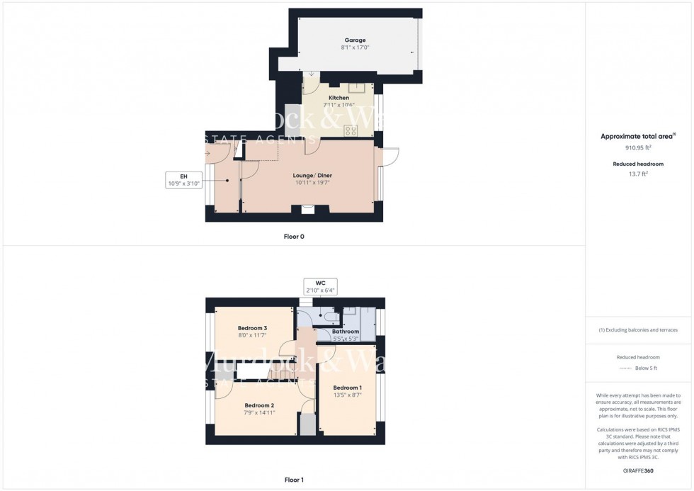 Floorplan for Billingham Close, Gloucester